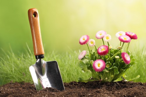 Eco-friendly lawn mowing practices in Purley